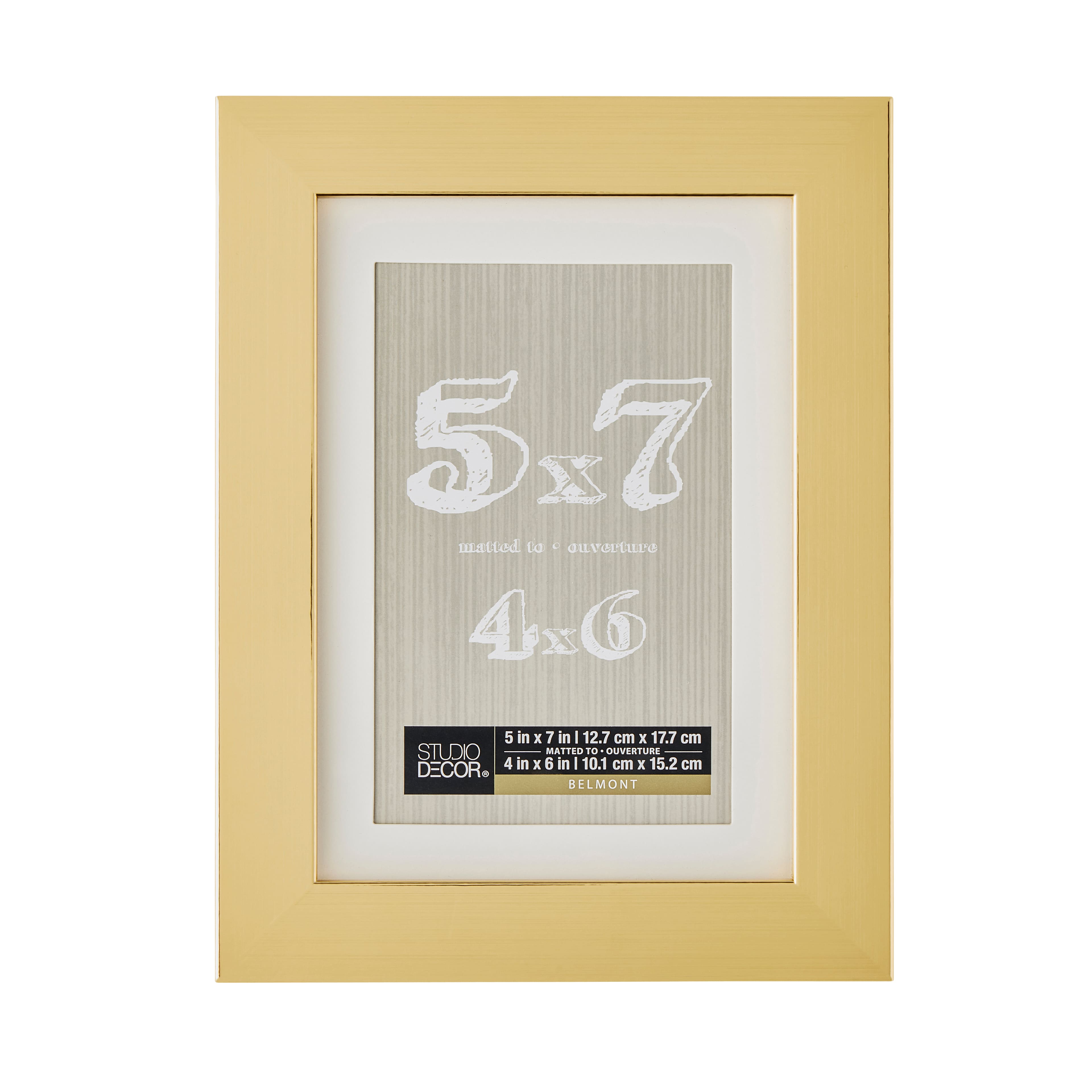 MICHAELS Gold Metallic Belmont Frame with Mat by Studio Décor