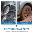 thumbnail image 2 of Alfombrillas de papel para coche Tuklye, desechables, blancas, 40 x 50 cm (50), 2 of 5