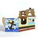 thumbnail image 5 of Casa de juegos con barco pirata para colorear, casa de cartón DIY para niños, manualidades divertidas de Halloween, excelente decoración, casa de juegos al aire libre para niños, niñas, niños pequeños, regalo, almacenamiento en interiores y exteriores, se pliega fácilmente Sailing Electrónica, 5 of 5