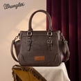 thumbnail image 3 of Wrangler Tote Bags for Women Medium Crossbody Purses Designer Top Handle Handbags, Coffee, 3 of 7