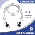 thumbnail image 5 of Zipline Spring Brake 165cm Stainless Steel Zip Line Spring Brake Heavy Duty Zipline Brake Speed Red -xx, 5 of 5