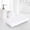 White, variant on High Density Microfiber Cleaning Towel Super Absorbent Reusable Cloth Multi-purpose Wiping Towel for Car Kitchen Hotel Salon Daily Use