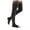 Ebony, variant on mediven comfort 20-30 mmHg Thigh High w/Lace Silicone Top Band Open Toe Compression Stockings, Ebony, I-Petite