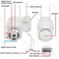 thumbnail image 5 of 1080P HD WIFI Camera Wireless Outdoor CCTV IP PTZ Smart Home Security IR Cam US, 5 of 21