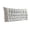 E, variant on Soft Tufted Bed Headboard Pillow Large Rectangular Backrest Support with Detachable Washable Cover for Dorm Bed Kids Bed Sofa (39.37x19.69 Inch)