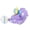 Purple, variant on Electric Elephant Ball Toy with Light Music and 360 Degree Rotating Floating Ball - Automatic Moving Spray Mist Toys for Children Toddlers Age 6+ (7.09 x 7.09 x 3.94 inches / 18 x 18 x 10 cm)
