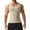 Beige, variant on Gynecomastia Compression Shirts for Men, Tank Top Body Shaper, Fajas para Hombres, Slimming Undershirt
