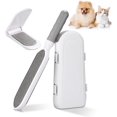 thumbnail image 1 of Cepillo de pelo para mascotas CARBONLIKE para gatos y perros-cepillo de limpieza mágico removedor de pelo reutilizable- LingWen 1327533382540, 1 of 1