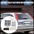 thumbnail image 3 of Unique Bargains 1 Set Anti Theft License Plate Screws M6 Security Bolt Fasteners Kits for Car with Screws Silver Tone, 3 of 7