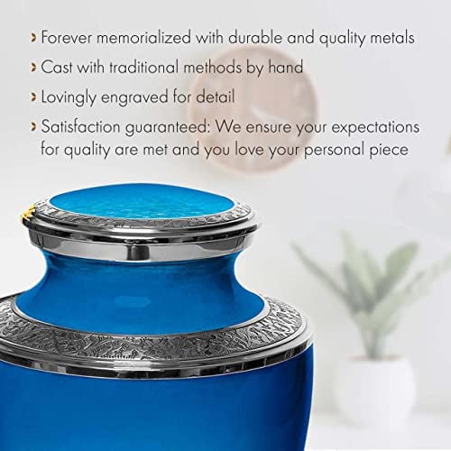Ocean Tranquility Urn - Cremation Urns for Cremation Ashes Urns for Adult Cremation Ashes Urns for Ashes Urns for Adult Ashes - Cremation Urns for Human Ashes Large