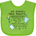 thumbnail image 3 of Inktastic My First New Years Resolutions with Baby Clip Art and Stars Boys Baby Bib, 3 of 4