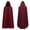 Wine, variant on Halloween Medieval Costume for Women Renaissance Cloak with Hood Velvet Hobbit Cosplay Cape