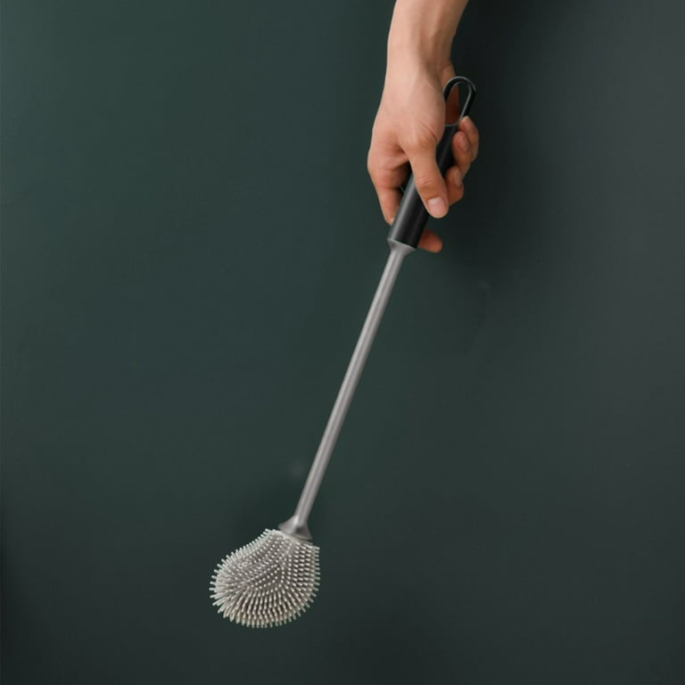 PRINxy Bathroom Long Handle Sponge Brush Wall Cleaning Brush