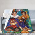 thumbnail image 2 of Manta de franela cálida y acogedora con encanto para sala de estar, dormitorio, cama, sofá, coche, mantas de vellón para todas las estaciones, regalos para niños, adolescentes y adultos, 40 x 30, 2 of 8