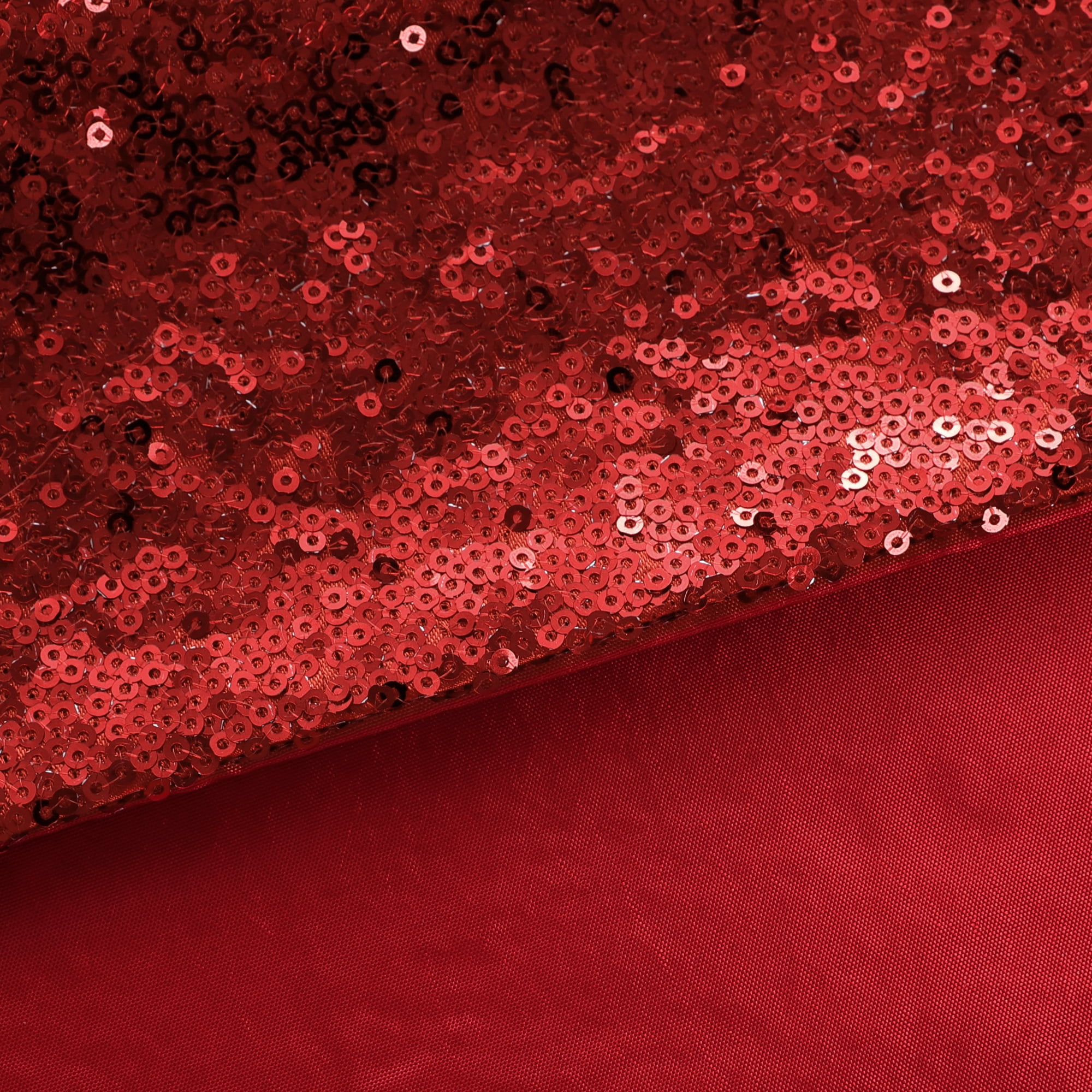 Unique Bargains 4Pcs Glitter Sequins Throw Pillow Covers 18" x 18" Red