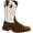 CHOCOLATE AND WHITE, variant on Durango® Maverick XP™ Waterproof Western Work Boot