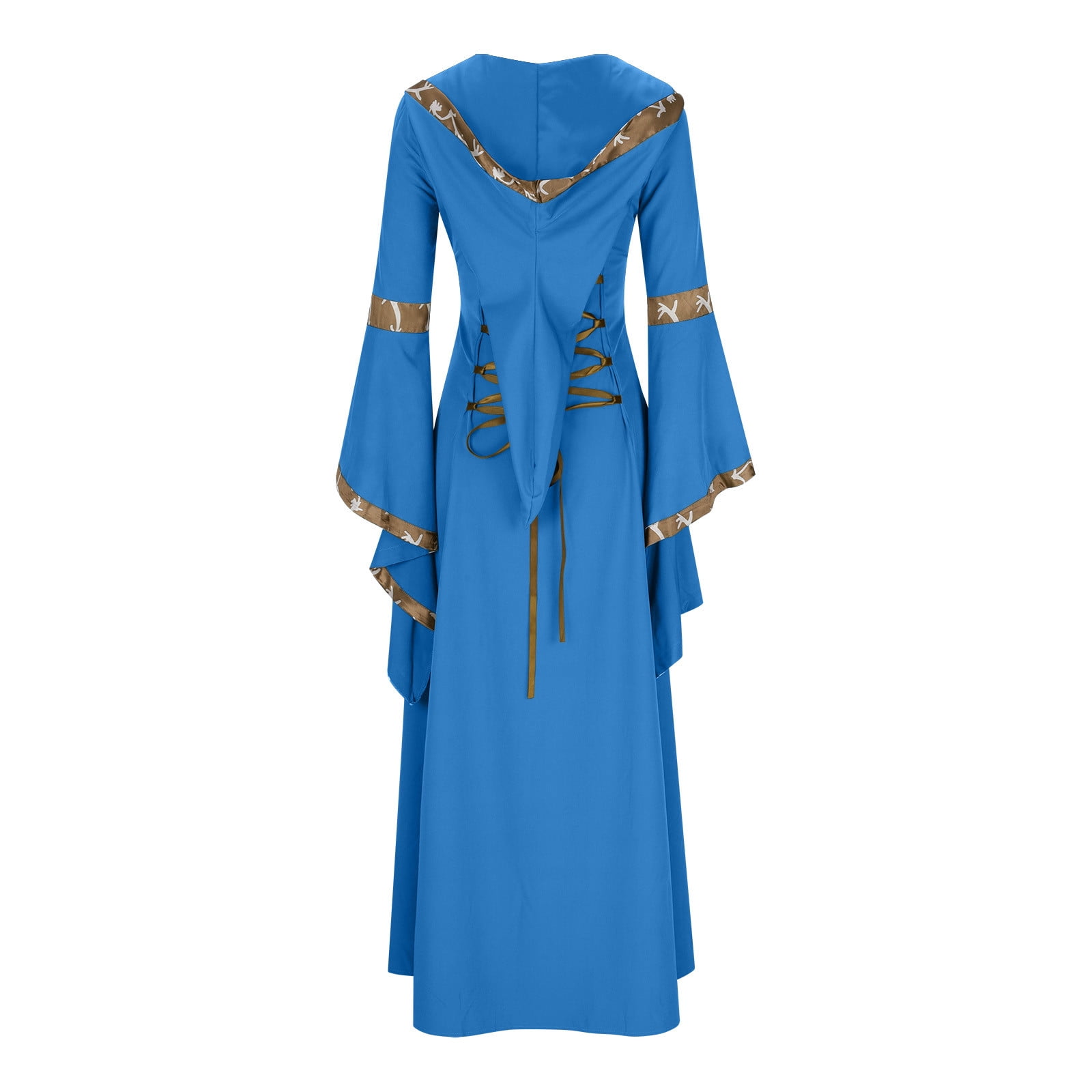 Hvot&aat Women Medieval Renaissance Dress Victorian Long Dress Costume Halloween Cosplay Retro Gowns