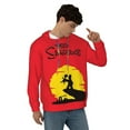 thumbnail image 4 of Simpsons Men's Hoodie With Color Drawstrings Sweatshirt Hooded Pullover Print Winter Coat Jacket Large, 4 of 9