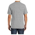 thumbnail image 2 of Mens Core Blend Cotton/Polyester Tee Shirt Athletic Heather M, 2 of 6