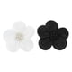 thumbnail image 5 of unbranded 2Ud Parche Floral Negro Bordado Para Reparar Y Decorar Ropa Y Accesorios, 5 of 7