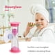 thumbnail image 1 of Temporizador de cepillado de dientes para niños con reloj de arena de 2 minutos con ventosa para decoración del hogar (rosa) Ndcxsfigh Libre de BPA, 1 of 6