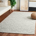 thumbnail image 2 of SAFAVIEH Blossom Cletus Damask Wool Area Rug, Grey/Ivory, 4' x 6', 2 of 8