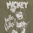thumbnail image 2 of Mickey & Friends - Mickey Mouse Hello Folks - Women's Short Sleeve Graphic T-Shirt, 2 of 5