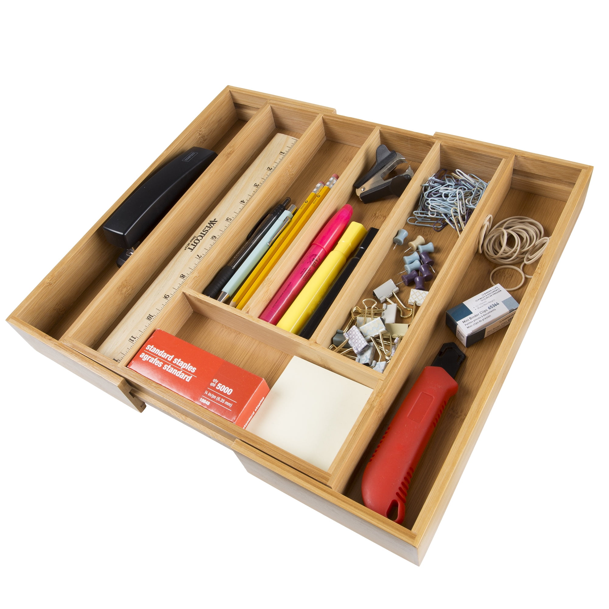 Bamboo Expandable Utensil Drawer Organizer ï ½ Flatware