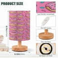 thumbnail image 2 of Yayeee Table Lamp for Bedroom Nightstand LED Portable Bedside Warm Light, Pink Doughnuts, 2 of 7
