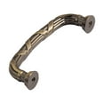 thumbnail image 4 of Utopia Alley 25pcs Riga Pull Handle - Decorative Cabinet Drop Pull Handles- Vintage Cabinet Hardware with Hand Finished Antique Brass - Metal Drawer Pull Handle, 3.75" Center to Center, 4 of 9