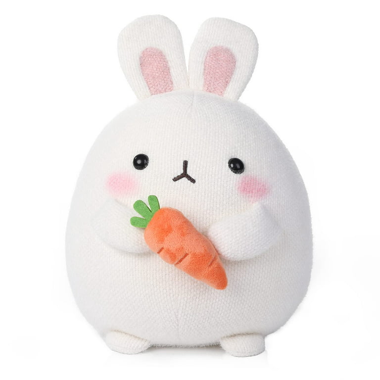 Litake Cute Stuffed Animal Bunny Plush Toy 12.5”, White Super Soft Knitted  Cuddly Plush Toys, Kawaii Rabbit Plush for Birthday Christmas Valentine