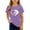 V160-Purple, variant on WhouRiu Girls Fashion Graphic Tees Kids Short Sleeve Crew Neck Tshirt Comfortable Cute Casual Summer T Shirts,3-4 Years