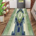 thumbnail image 2 of 2x6 FT Kitchen Runner Rugs Non Skid Washable, Faux Wool Rug Runners for Hallways Bathroom Carpet Runner, Soft Indoor Modern Floor Rug for Entryway Laundry Room, 2 of 11