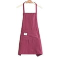 thumbnail image 2 of Travelwant Kitchen Cooking Aprons, Adjustable Bib Soft Chef Apron with Pockets for Men Women (Stripes), 2 of 7
