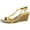Dark Yellow MC, variant on STYLE & COMPANY Womens Beige T-Strap Slip Resistant Mulan Round Toe Wedge Slip On Slingback Sandal 12 M