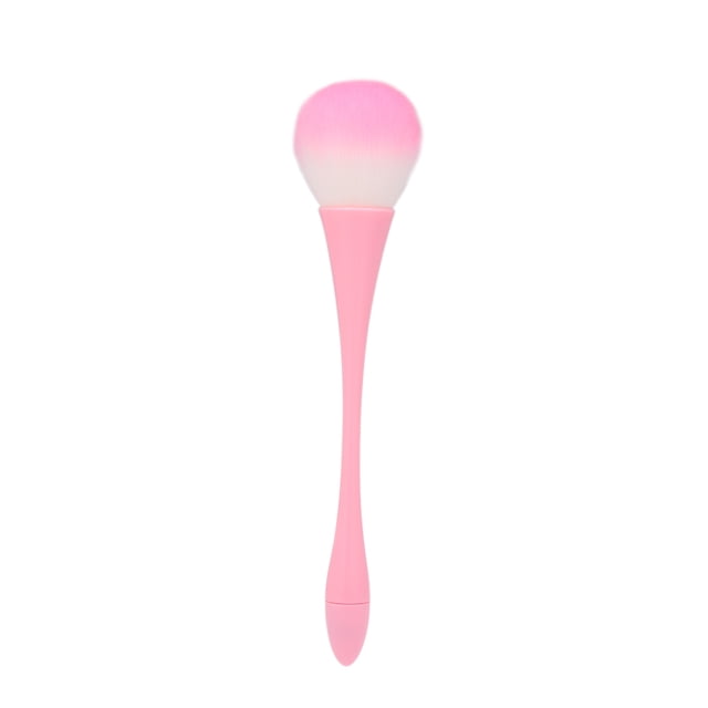 Aluminum Handle Nail Soft Dust Cleaner Cleaning Brush Acrylic Powder Removal Manicure Tool