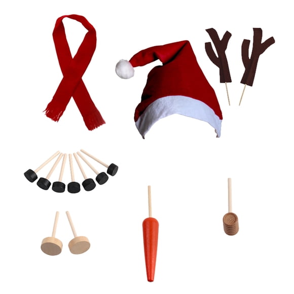 kjfeif Christmas Snowman Decorating Making Kit Outdoor Fun Christmas Winter Holiday Party Snowman DIY,Making Kit Decoration Gift,Suit for Boys & Girls 3-12 Years Old Birthday Gift