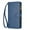 Blue, variant on ELEHOLD Wallet Case for iPhone 15 Plus, with 9 Card Slots Cash/Zipper Pocket Detachable Wrist Strap Crossbody Shoulder Strap Magnetic Clasp Kickstand Luxury Purse Case for iPhone 15 Plus,Blue