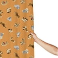 thumbnail image 3 of Shower Curtain, Cute puppy J Waterproof Fabric Plastic Shower Curtain, Drying Fast Bathroom Curtain with 9 Buttonholes, Ruffle Shower Curtain 60x72in, 3 of 8