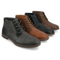 thumbnail image 4 of Vance Co. Mens Franco Tru Comfort Foam Lace-up Round Toe Chukka Boot, 4 of 8