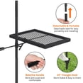 thumbnail image 4 of Swivel Campfire Grill Grate,Fire Pit Grill Grate 16.7" x 12.6" Heavy Duty Stainless Steel Grate,Campfire Grill Grate,Over Fire Camp Grill with Carrying Bag For Outdoor Barbecue Camping and Cooking, 4 of 7