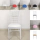 thumbnail image 3 of 2/4 Piezas Funda de Silla Redonda Protección de Muebles 2 piezas blanco Sunnimix Comedor Silla Slipcover, 3 of 6