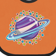 thumbnail image 4 of Inktastic Planet Saturn with Stars Boys or Girls Baby Bib, 4 of 4
