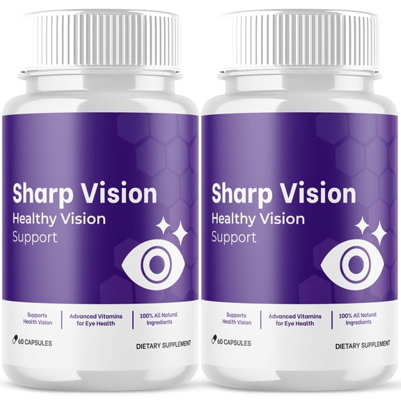 Sharp Vision Support Pills Advanced Formula Eye Health Supplement 120 Capsules