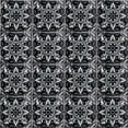 thumbnail image 2 of 4.2x4.2 Black Romalio Talavera Mexican Tile, Set of 9 pcs, 2 of 2