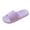 Purple, variant on White Female Comfortable Flat Slippers For Spring And Summer Wear Featuring Lightweight Eva And Durable Construction For Leisure Activities