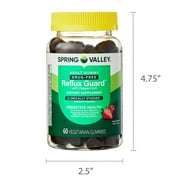 Spring Valley Reflux Guard with Peppermint, Natural Mixed Berry Flavor, 60 Vegetarian Gummies