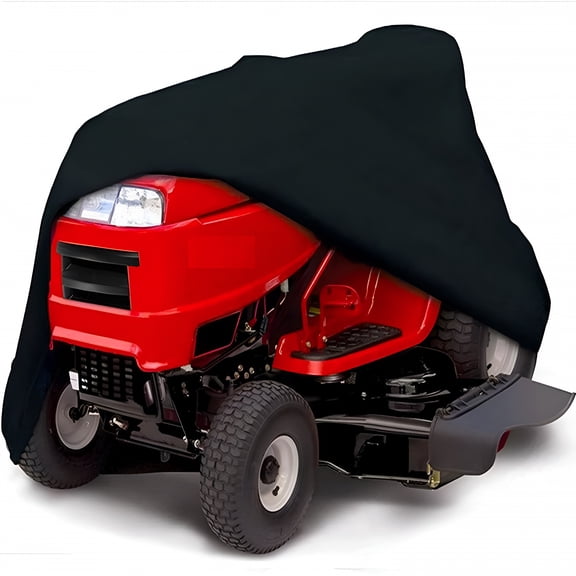 MELIVO Riding Lawn Mower Cover,Waterproof Tractor Cover Fits Decks up to 54",Heavy Duty 420D Polyester Oxford,Durable,UV,Water Resistant Covers for Your Rider Garden Tractor