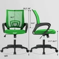 thumbnail image 7 of BestOffice Ergonomic Office Chair, Lumbar Support, Adjustable Height with Armrests for Adults(Green), 7 of 7