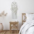 thumbnail image 5 of Atrapasueños de Macramé para Dormitorio, Atrapasueños para Adultos, Decoración de Pared, Colgante de Pared Bohemio Grande con Hojas Tejidas, Decoración del Hogar, 5 of 5